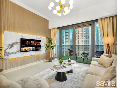 Furnished | Upgraded | Burj View | Chiller Free