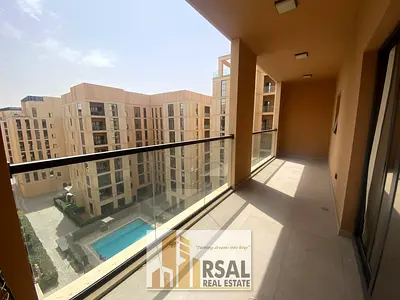 In al mamsha 3bedroom with maid room available for rent in al jada Sharjah