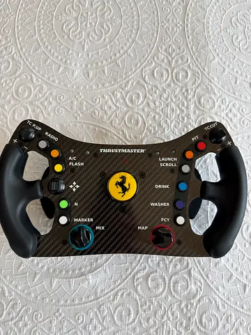 Thrustmaster Ferrari-style Racing Wheel Rim (Carbon Look) - Compatible with PC/Console Setups