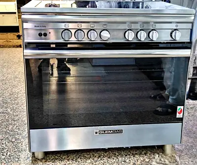 Glemgas 5 Hob Gas Cooker 90x60 cm – Italian Engineering