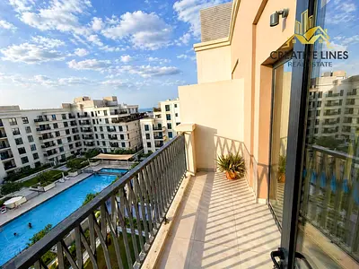 Fully upgraded 1bhk with pool view balcony