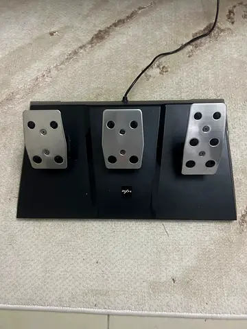 PXN V2 racing pedal set (gas, brake, clutch) - used once and works the best no problems