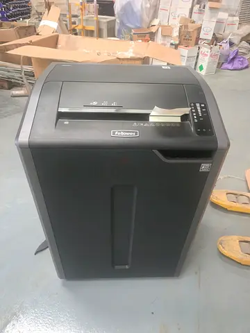 Paper shredder Fellowes 485ci cross cut heavy and continuous duty, 100% jam proof, auto oiler