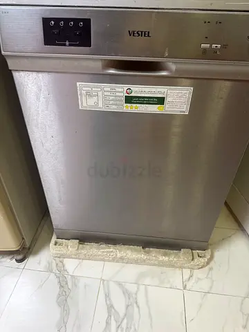 Vestel stainless steel built-in dishwasher - good working condition