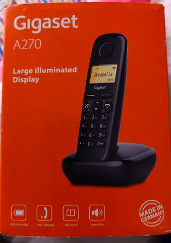 Gigaset A270 Cordless Phone (Single Handset) - Good Condition