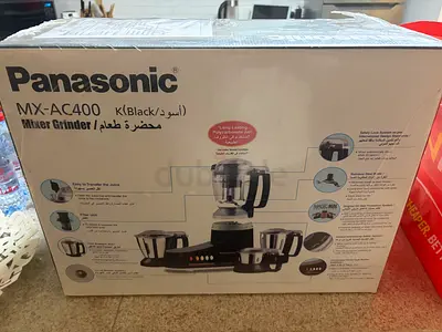 Panasonic MX-AC400 Mixer Grinder (Black) - Brand New in Box