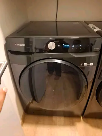 Samsung Front Load Washer Dryer Combo - Dark Gray, Good Condition