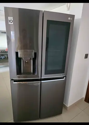 LG interview side by side refrigerator
