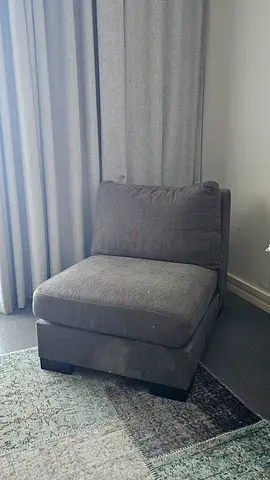 IKEA Desk + Single Sofa