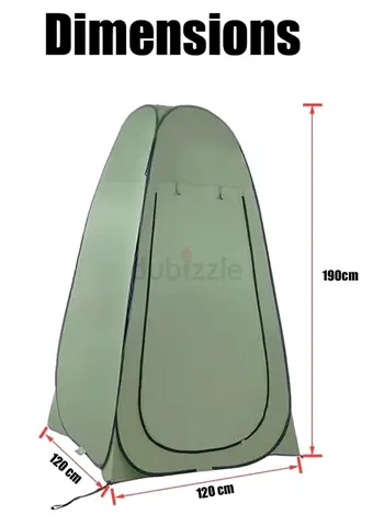 Portable Pop-up Changing Room / Shower Tent - Green