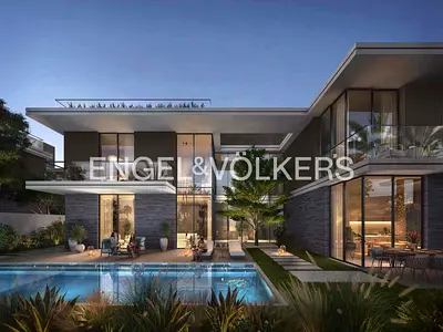 Corner Villa | Park & Global Village View