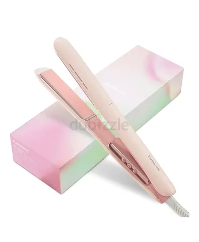 Panasonic 2-in-1 Hair Straightener, 6 Temperature Settings, Pink, EH-HV31-P422