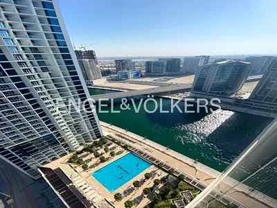 Pool and Canal View | High Floor | Rented