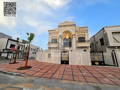 A brand new villa for sale in Al Helio 2, Ajman, boasting a prime corne