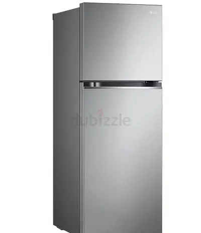 Silver LG Top Freezer Refrigerator - Single Door Top Mount, Good Condition