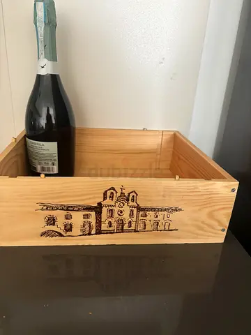 Wooden Wine Crate / Decorative Storage Box