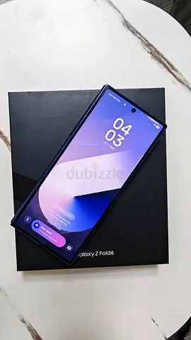 Samsung Z Fold 6 Dark Blue Color 512GB 1 month used