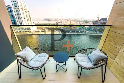 Fully Furnished canal view studio | Mutiple cheques
