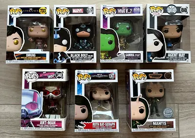 Set of Marvel Funko Pop! Figures (Excellent Condition)