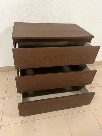 Brown drawer unit from IKEA