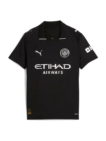 Manchester City Black away 1:1 replica - Size Medium