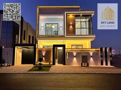 بمقدم 15 %تملك فيلا 5 غرف ف الياسمين شامل الكهربائ و المياه والمكيفات ارقى مناطق عجمان خلف حديقه الحميديه مباشر