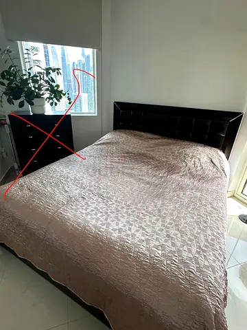 King Size Bed cover Rose Gold
