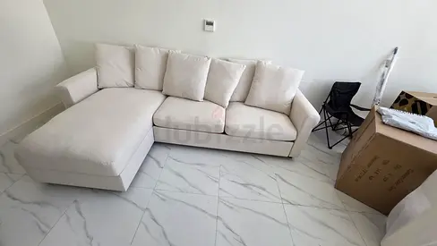 Ikea gronlid L shape sofa bed with mattress