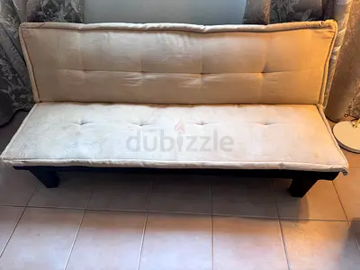 Manolo Fabric Sofa-Bed Beige