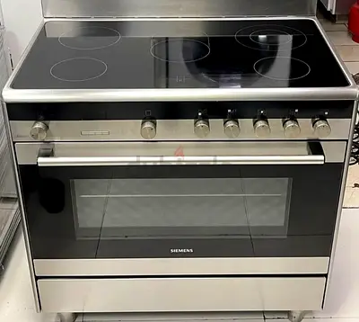 Siemens 90cm Ceramic Hob Electric Cooker with Oven - Good Condition