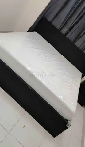 URGENT SALE  IKEA MALM Storage King Bed with Mattress - Like New - First Come First Serve