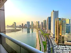 sea view 1bhk with balcony free parking gym swiming pool