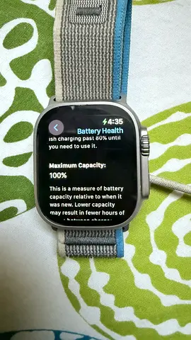 Apple Watch Ultra (series) with 100% Battery Health — Good Condition