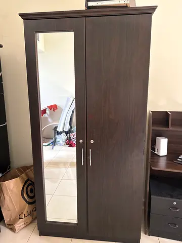 Double door spacious wardrobe for sale