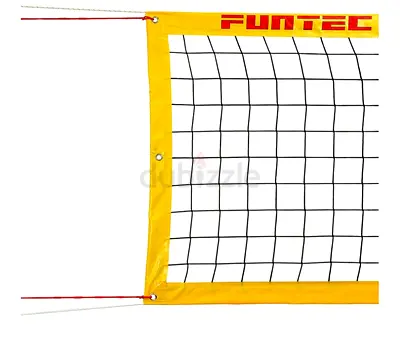Portable Volleyball/Badminton Net Section with Yellow Border