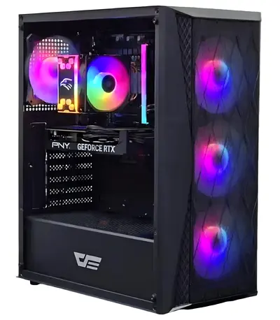 Custom RGB Gaming Desktop PC with RTX GPU