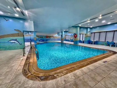 2bhk hall @630k Sahara tower 1 with all facilities gym pool