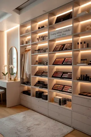Makeup display