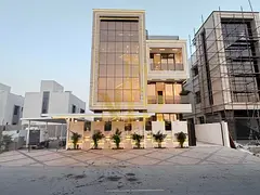 Luxury villa with direct garden views, 6200 sq ft built-up area, two floors and a rooftop with eleva
