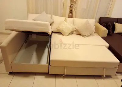 L shape sofa bed with storage Ikea FRITHEN