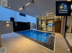 Luxury villa with a private indoor pool, all-inclusive price including fees, electricity, water, and
