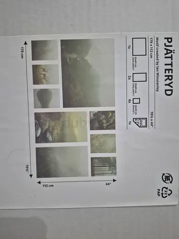 IKEA PJÄTTERYD Wall Art Set – Forest Theme 🌿