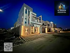 Villa overlooking two streets, two floors and a roof, classic design, price including registration f