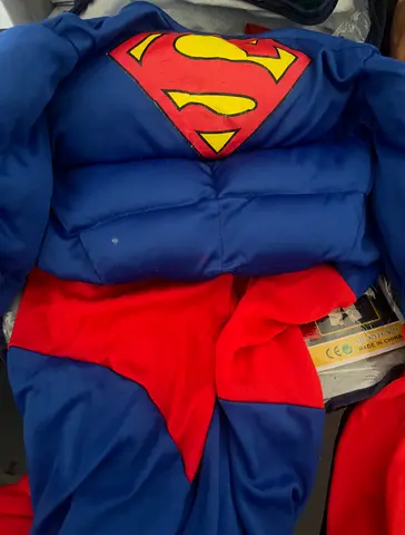 Childs Superman Costume (Blue  Red, Padded)