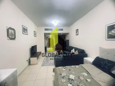 FURNISHED STUDIO APARTMENT FOR RENT IN AJMAN ONE TOWER WITH PARKING!!!