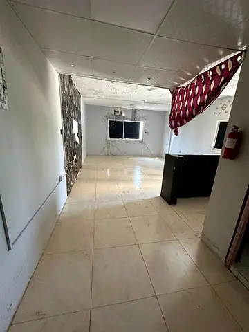 For single men, a studio apartment is available for annual rent in Sharjah, Al Majaz 2, on the main street. Excellent space, currently under maintenan