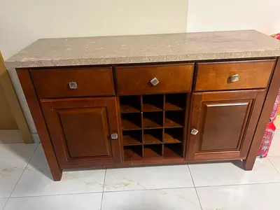 Buffet table
