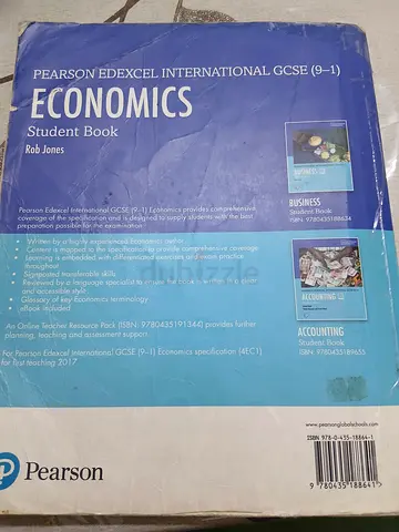 Pearson Edexcel International GCSE (9–1) Economics Student Book - Rob Jones (used)