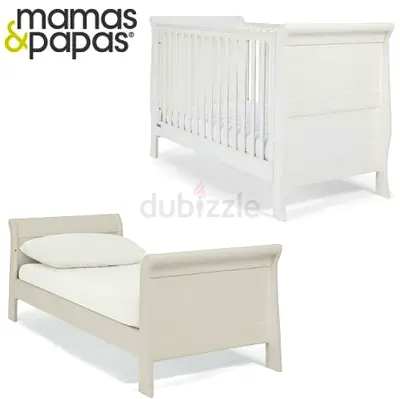Mamas  Papas Convertible Crib to Toddler Bed - White (Excellent Condition)