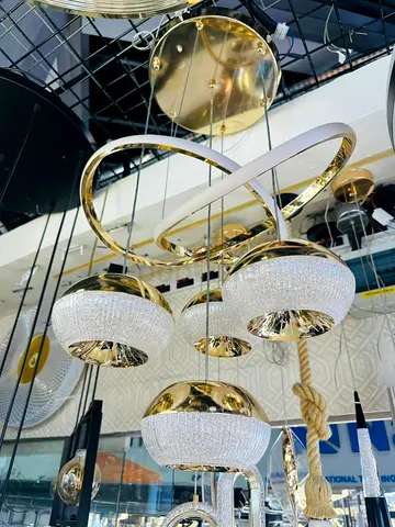 Modern LED Ring Chandelier Light | Luxury Ceiling Light | Home Decor